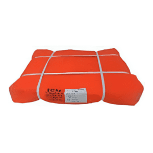 Flame Retardant PVC Tarpaulin - 300 GSM (Orange Color)