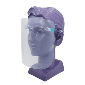 Face Shield With Eyewear Frame