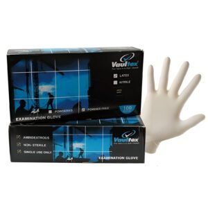 Disposable Latex Examination Gloves (Powder-free)